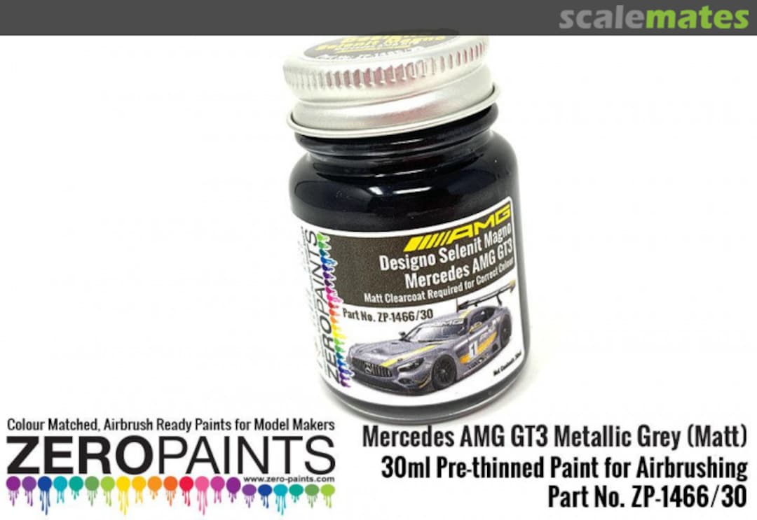 Boxart Mercedes AMG GT3 Metallic Grey (Matt) ZP-1466/30 Zero Paints