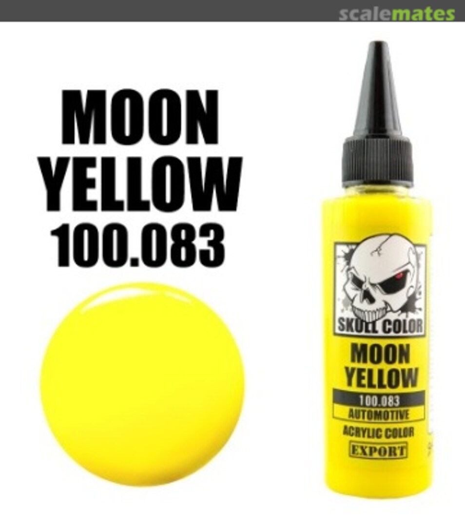 Boxart Moon Yellow 083 Skull Color Automotive