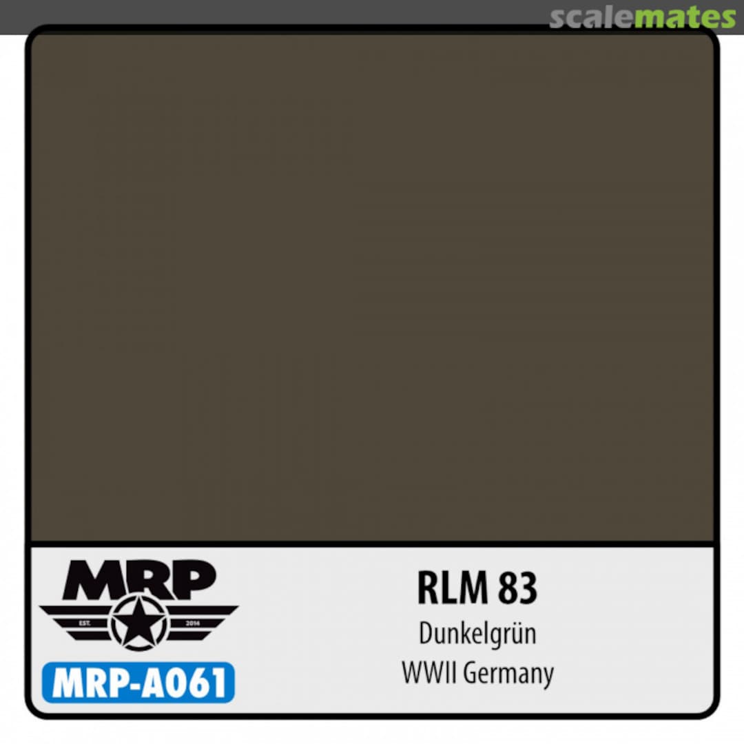 Boxart RLM 83 Dunkelgrun - WWII Germany  MR.Paint