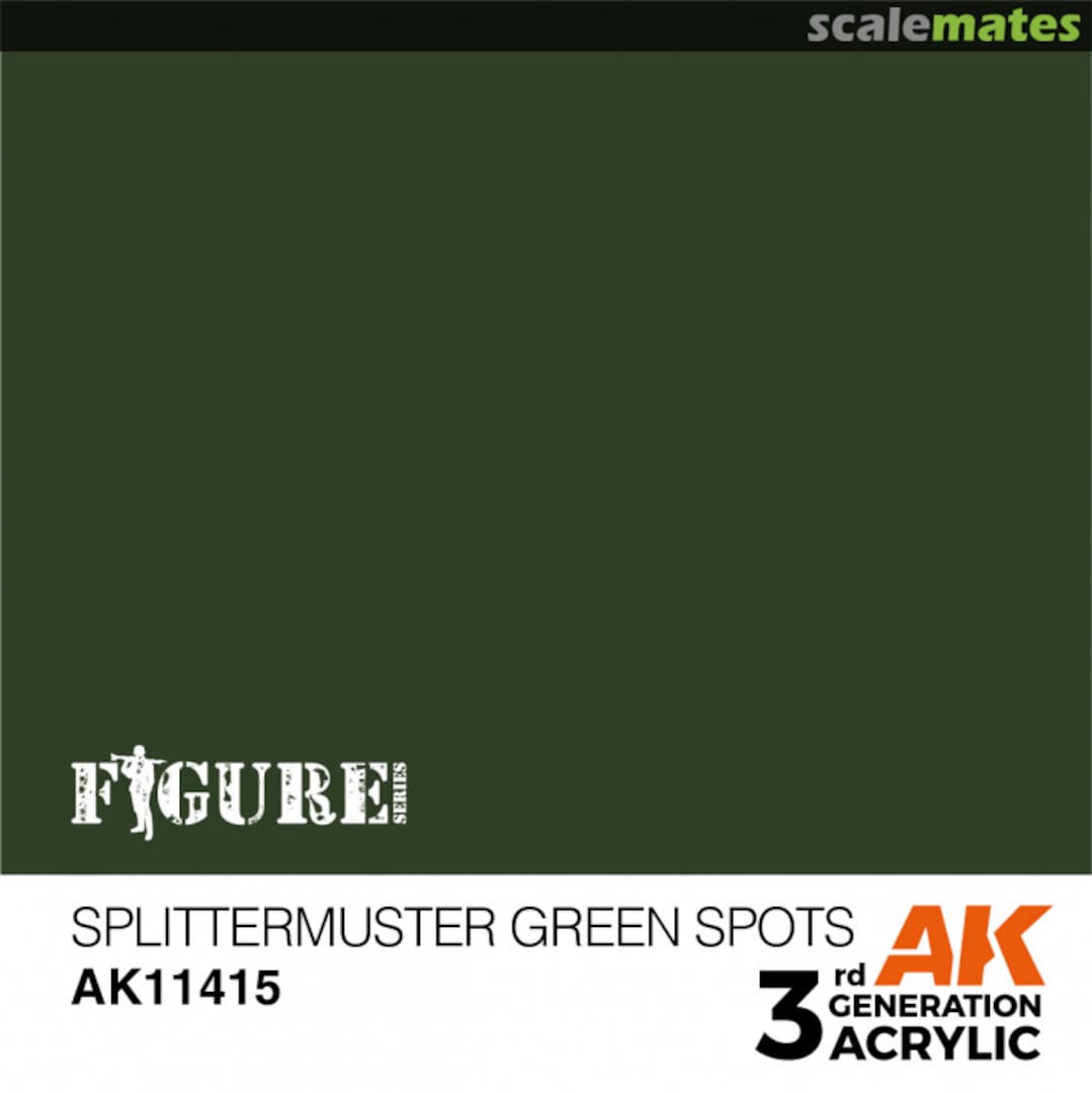 Boxart Splittermuster Green Spots  AK 3rd Generation - Figure