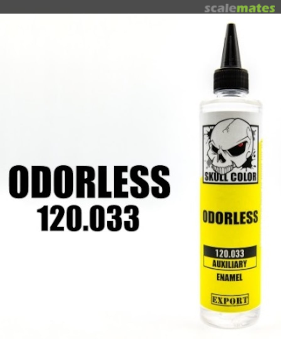 Boxart Odorless Solvent (Dilute Enamel Paint for Weathering) 033 Skull Color Solvent