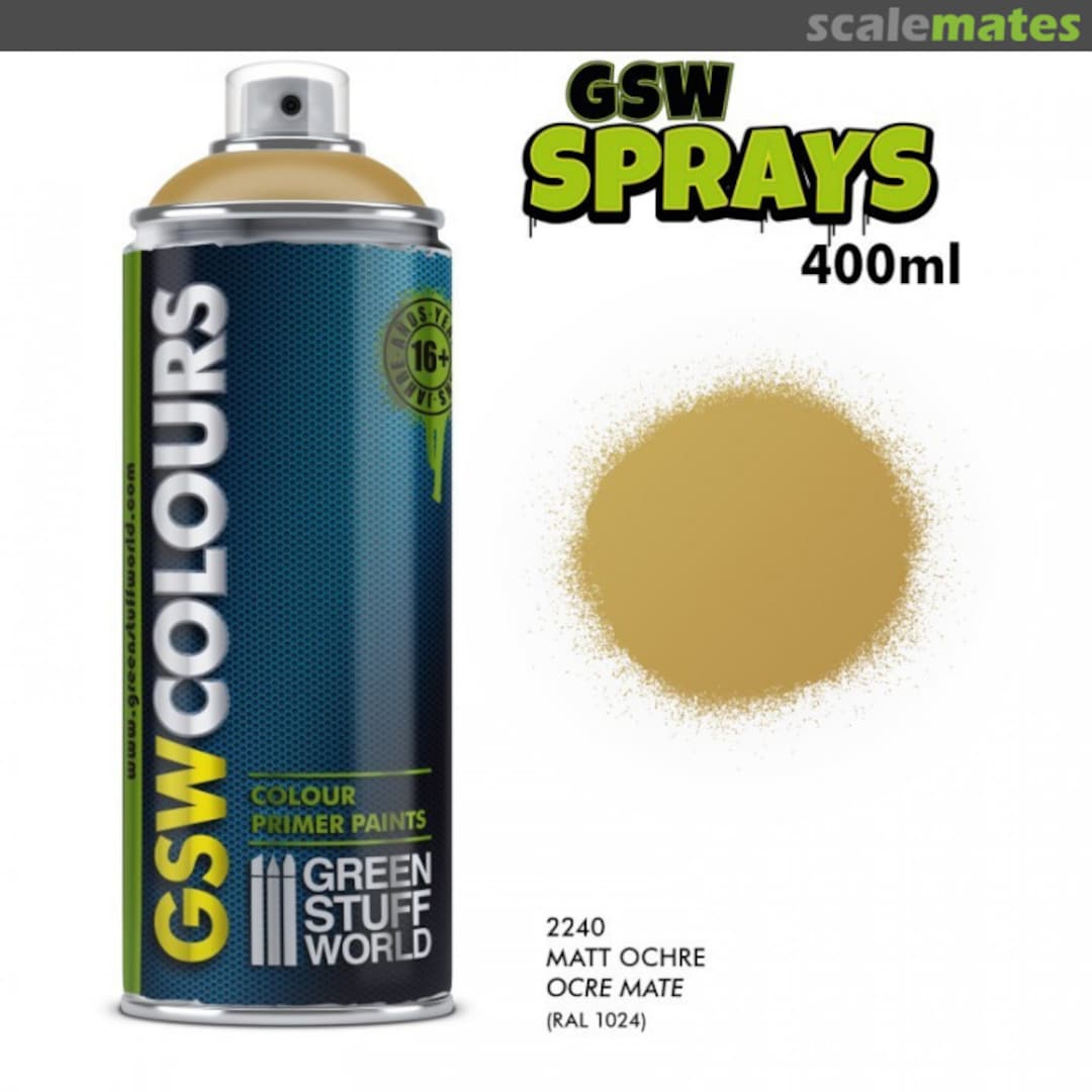 Boxart Spray Primer Ochre  Green Stuff World