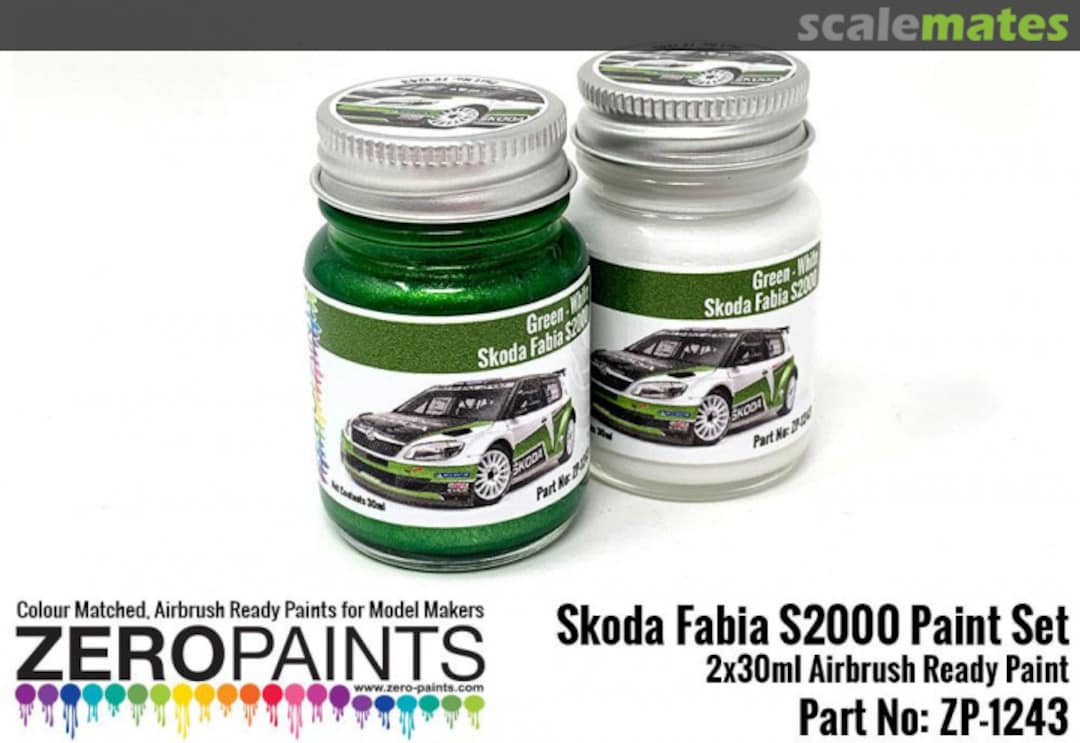 Boxart Skoda Fabia S2000 Green  Zero Paints