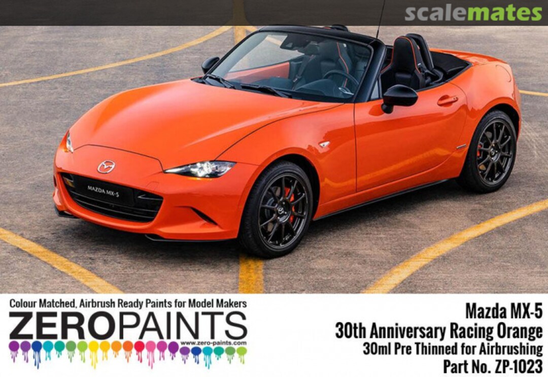 Boxart Mazda MX-5 30th Anniversary Racing Orange  Zero Paints