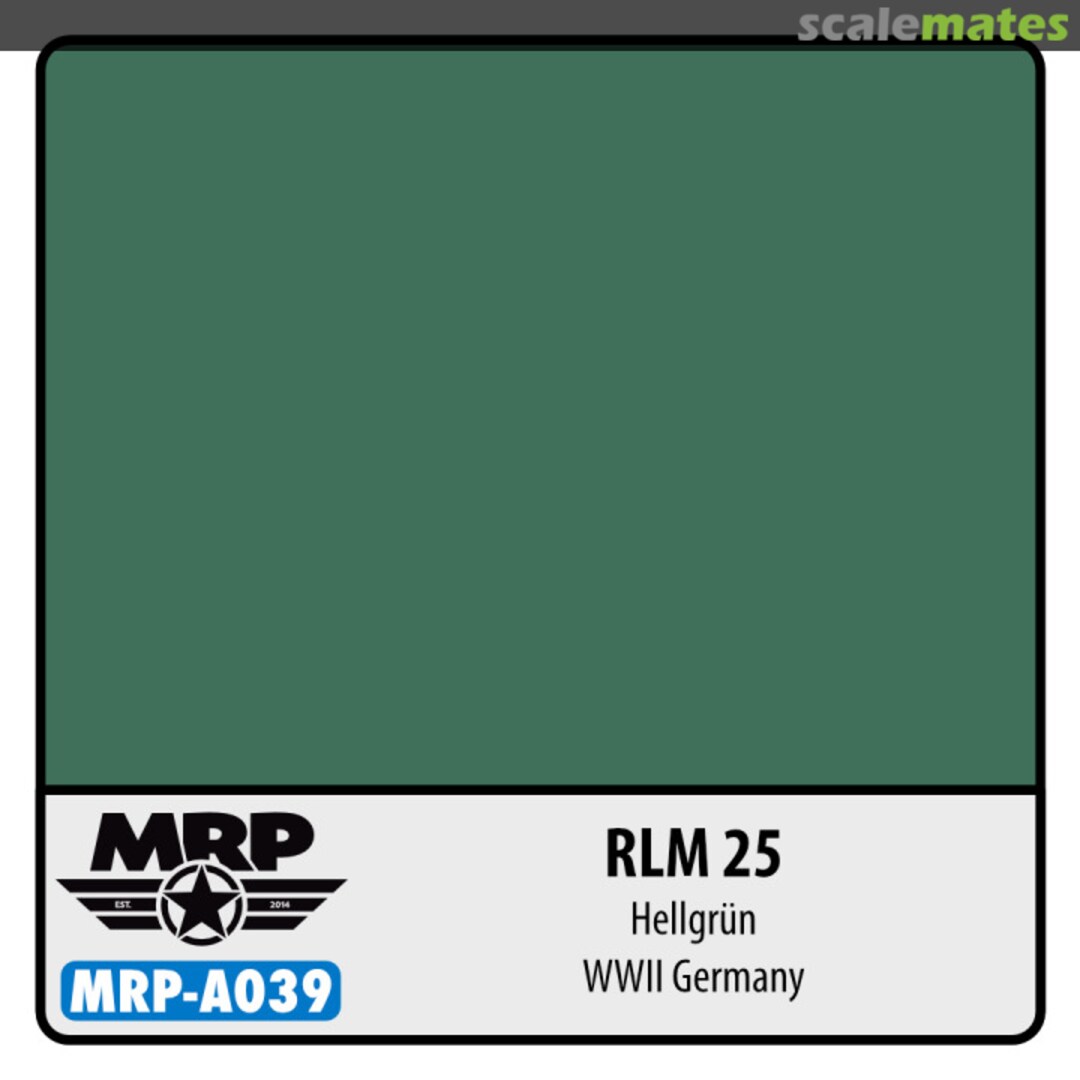 Boxart RLM 25 Hellgrun - WWII Germany  MR.Paint