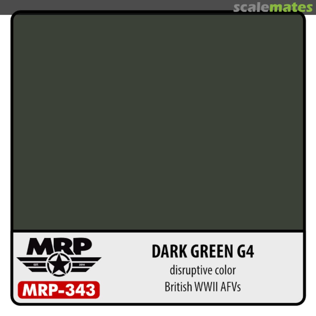Boxart Dark Green G4 (British WWII AFV)  (Disruptive Colour)  MR.Paint