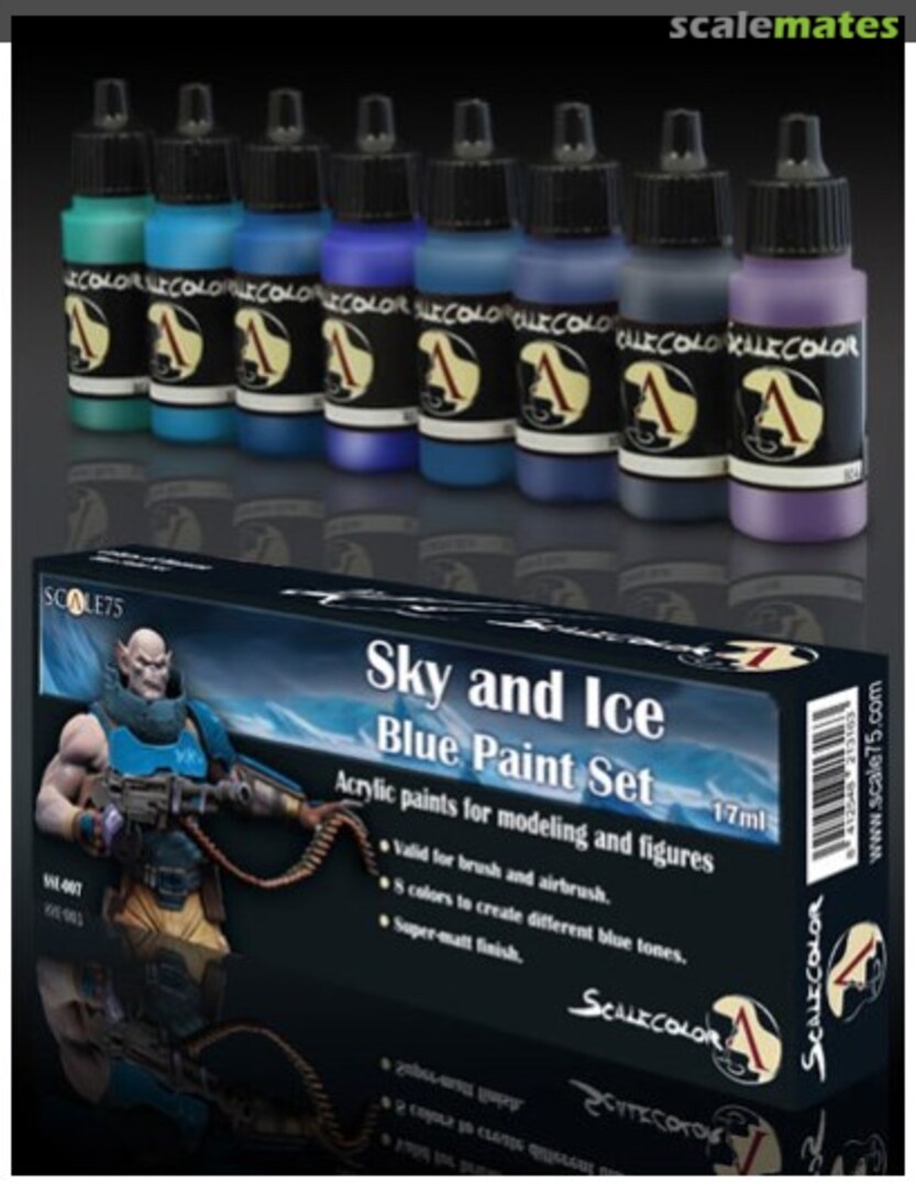 Boxart Sky and Ice (Blue Paint Set)  Scale75