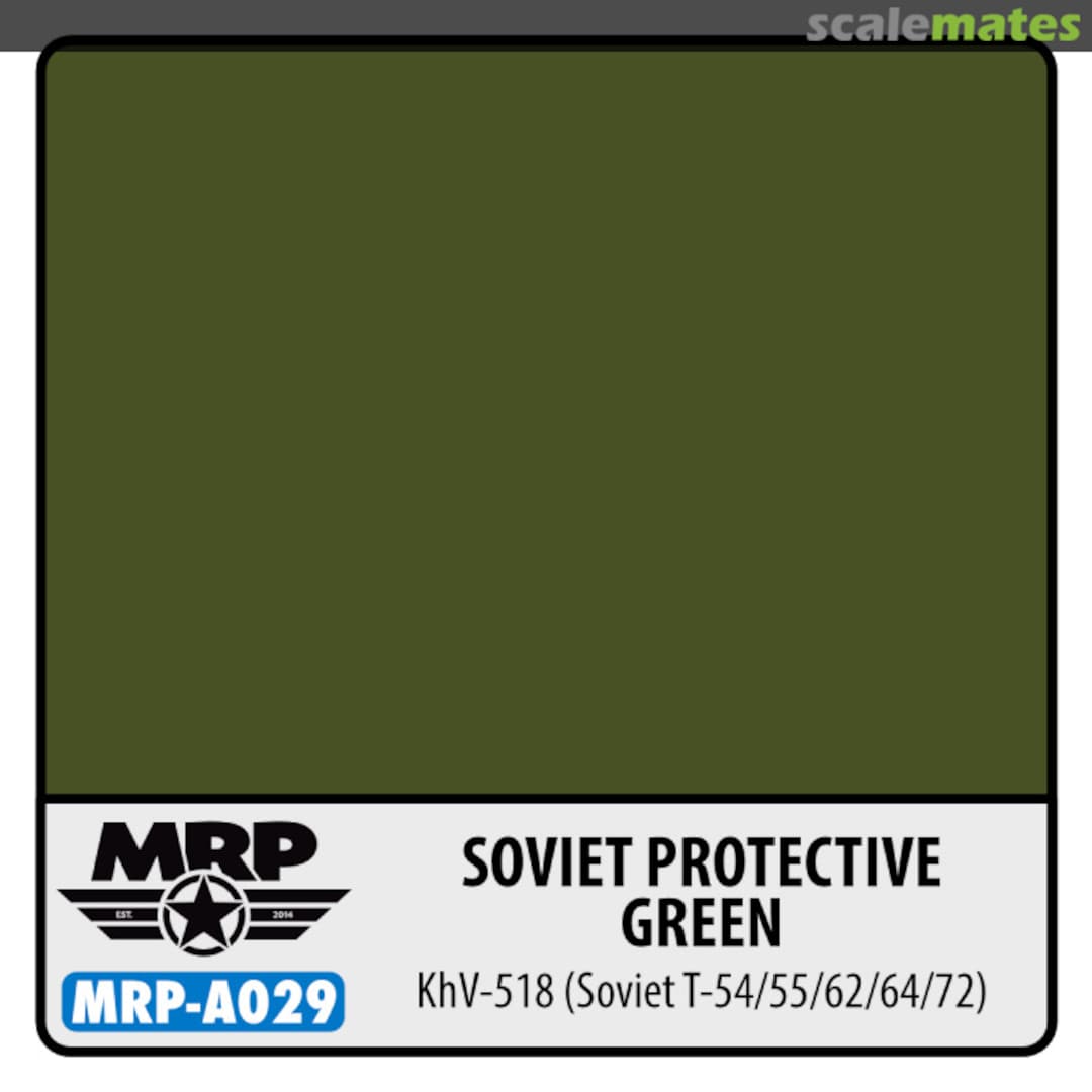 Boxart Soviet Protective Green KHV-518 (T-54,55,62,64,72)  MR.Paint