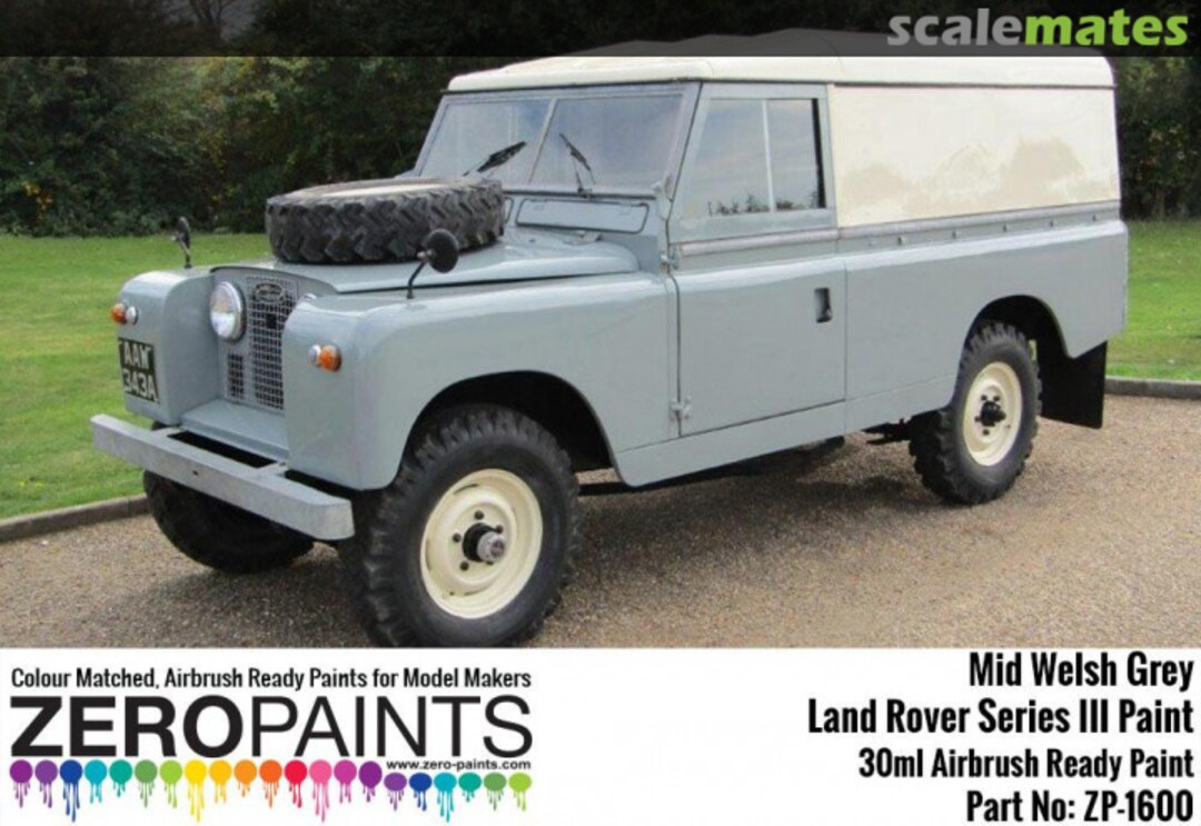 Boxart Land Rover Series III - Mid Welsh Grey (LCB)  Zero Paints