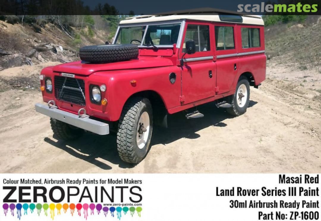 Boxart Land Rover Series III - Masai Red (CCC)  Zero Paints