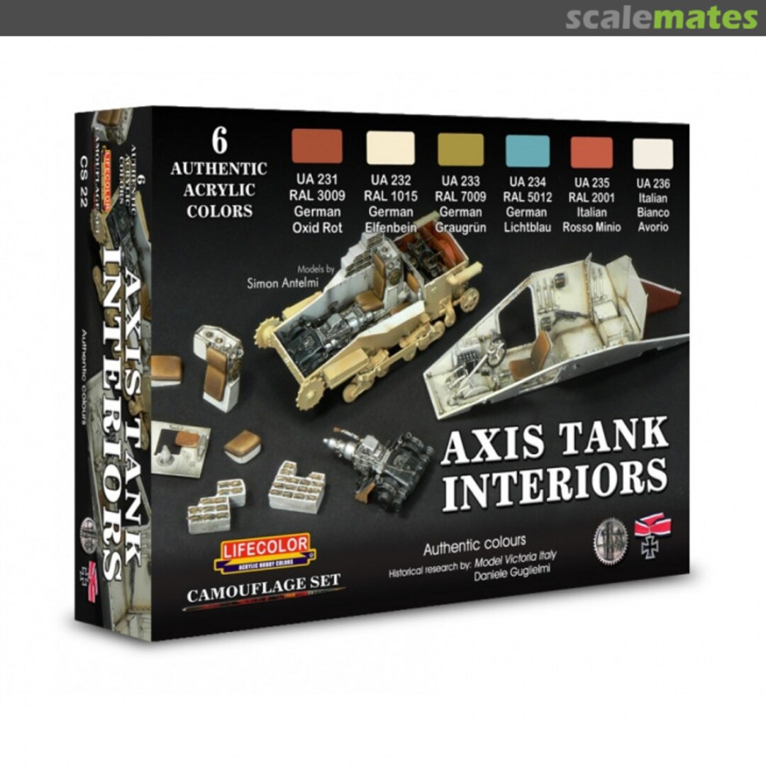 Boxart Axis Tank Interiors  Lifecolor