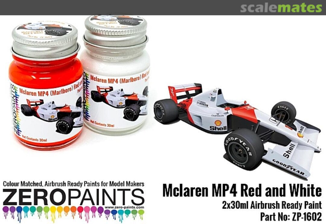 Boxart McLaren MP4 Red & White  Zero Paints