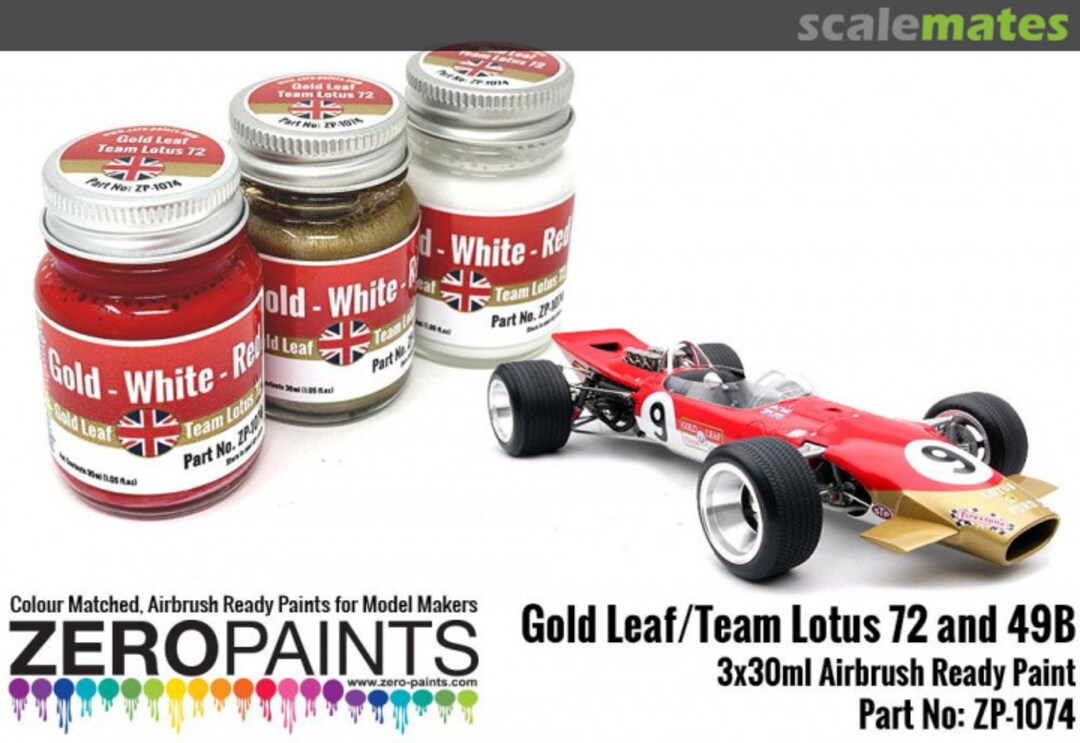 Boxart Gold Leaf Team Lotus 72  Zero Paints