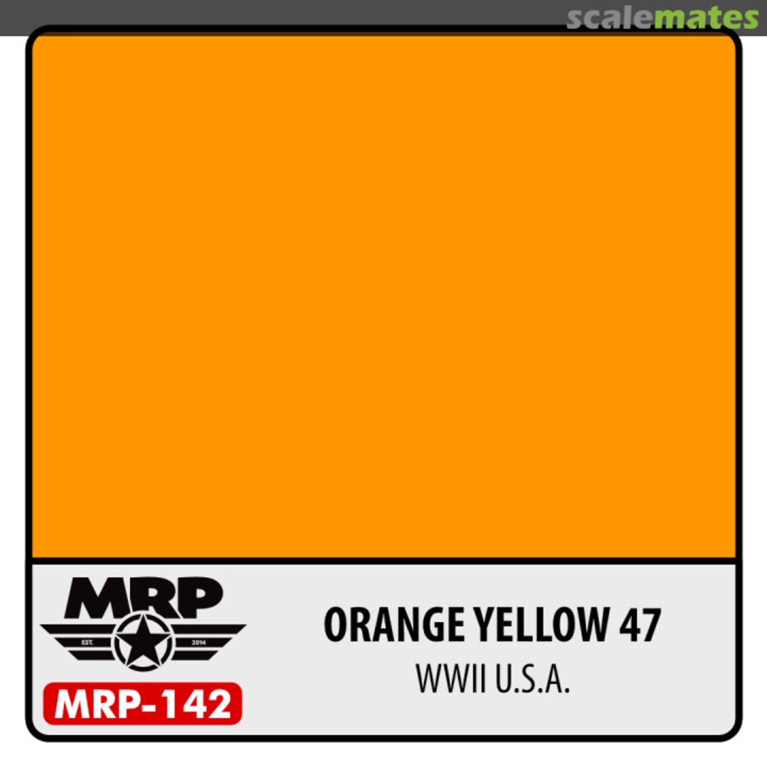 Boxart WWII US - Orange Yellow 47  MR.Paint