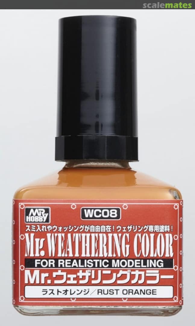 Boxart Mr. Weathering Color - Rust Orange  Mr. Weathering Color
