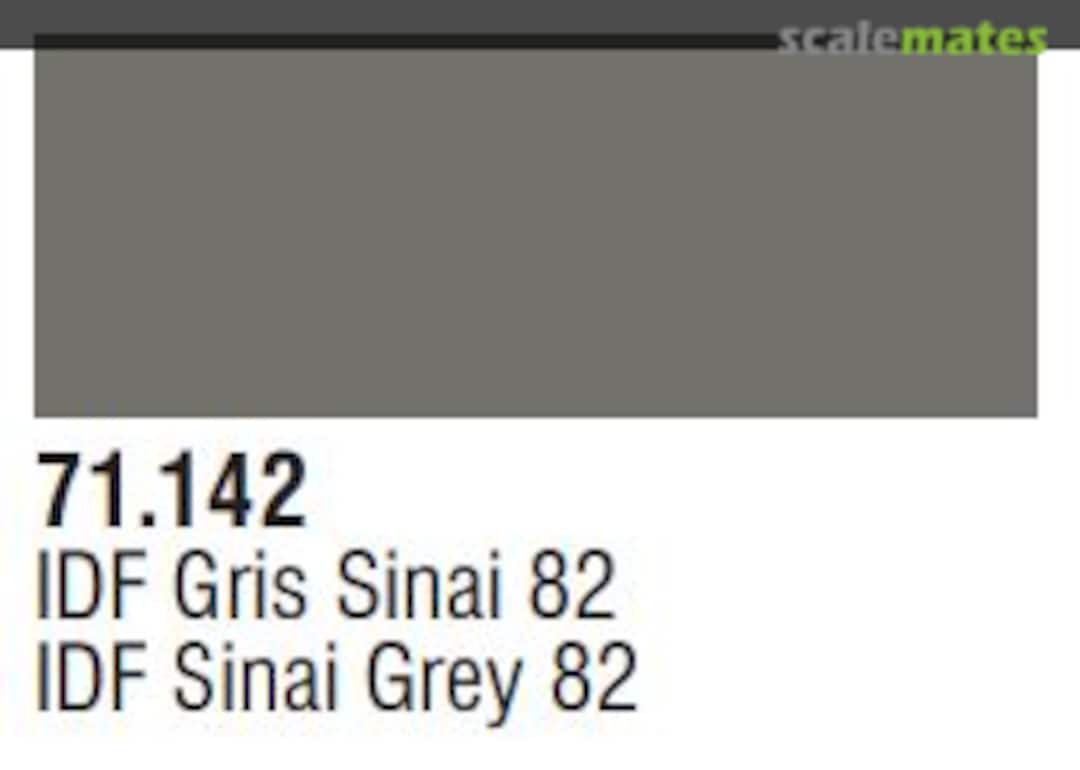 Boxart IDF Sinai Grey 82 71.142 Vallejo Model Air
