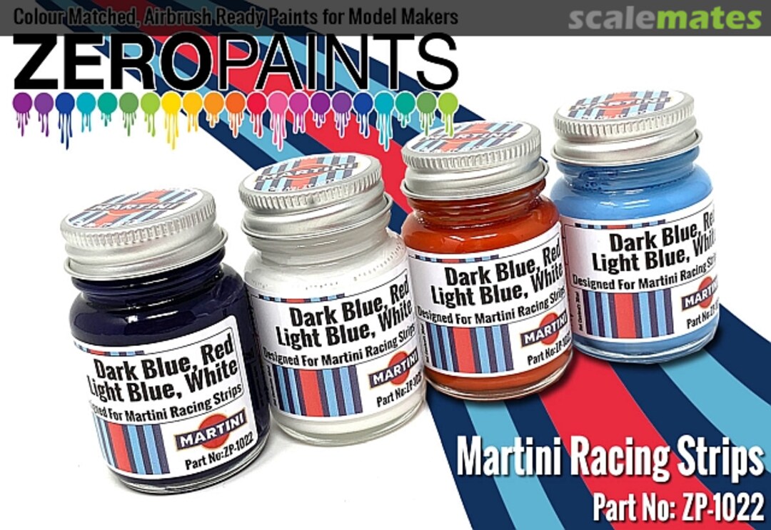 Boxart Martini Racing Colour Paint Set  Zero Paints