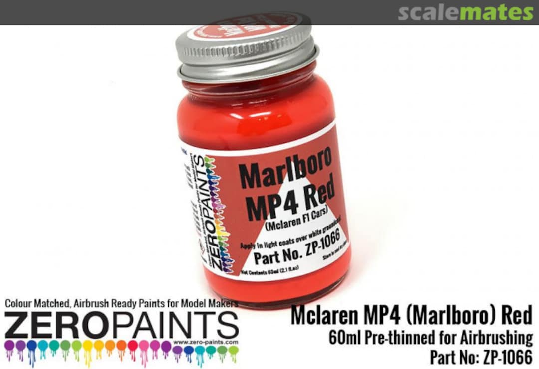 Boxart Mclaren MP4 (Marlboro) Red  Zero Paints