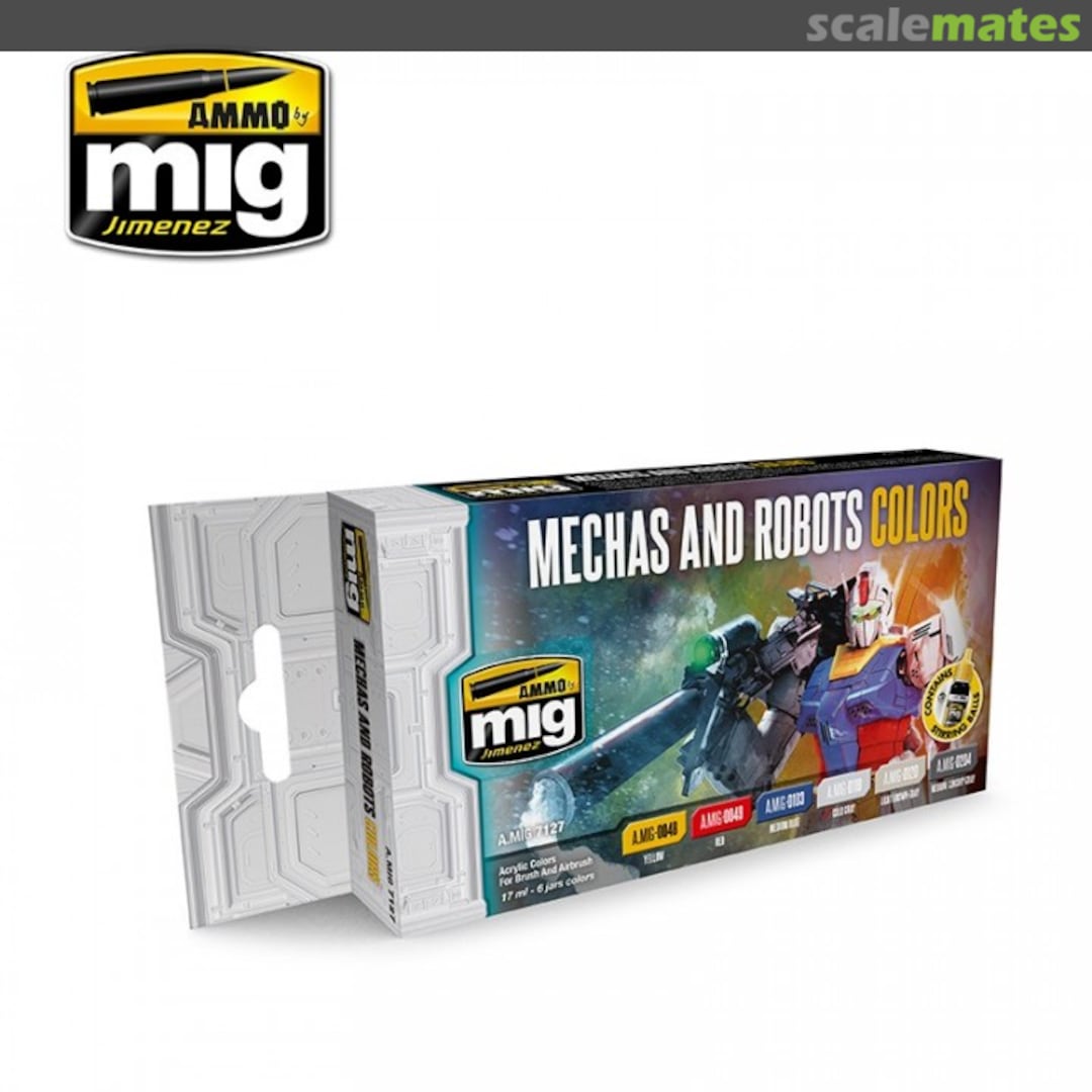 Boxart Robots & Mechas Colors  Ammo by Mig Jimenez