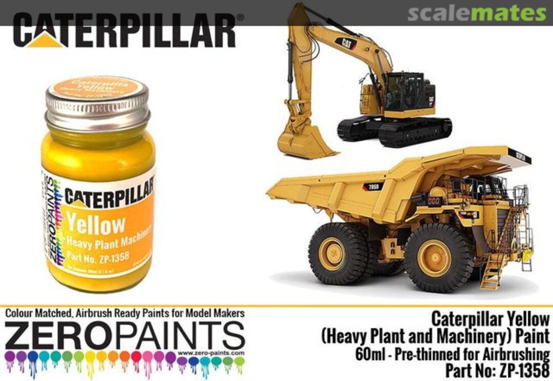 Boxart Caterpillar Yellow (Heavy Plant and Machinery)  Zero Paints