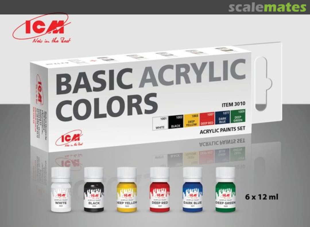 Boxart Basic Acrylic Colors  ICM