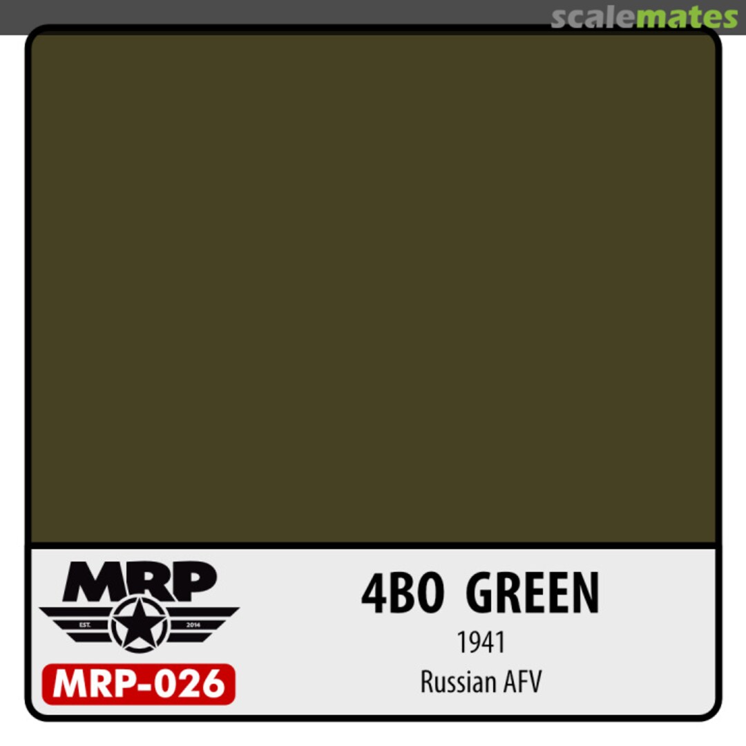 Boxart Russian Green 4BO  MR.Paint