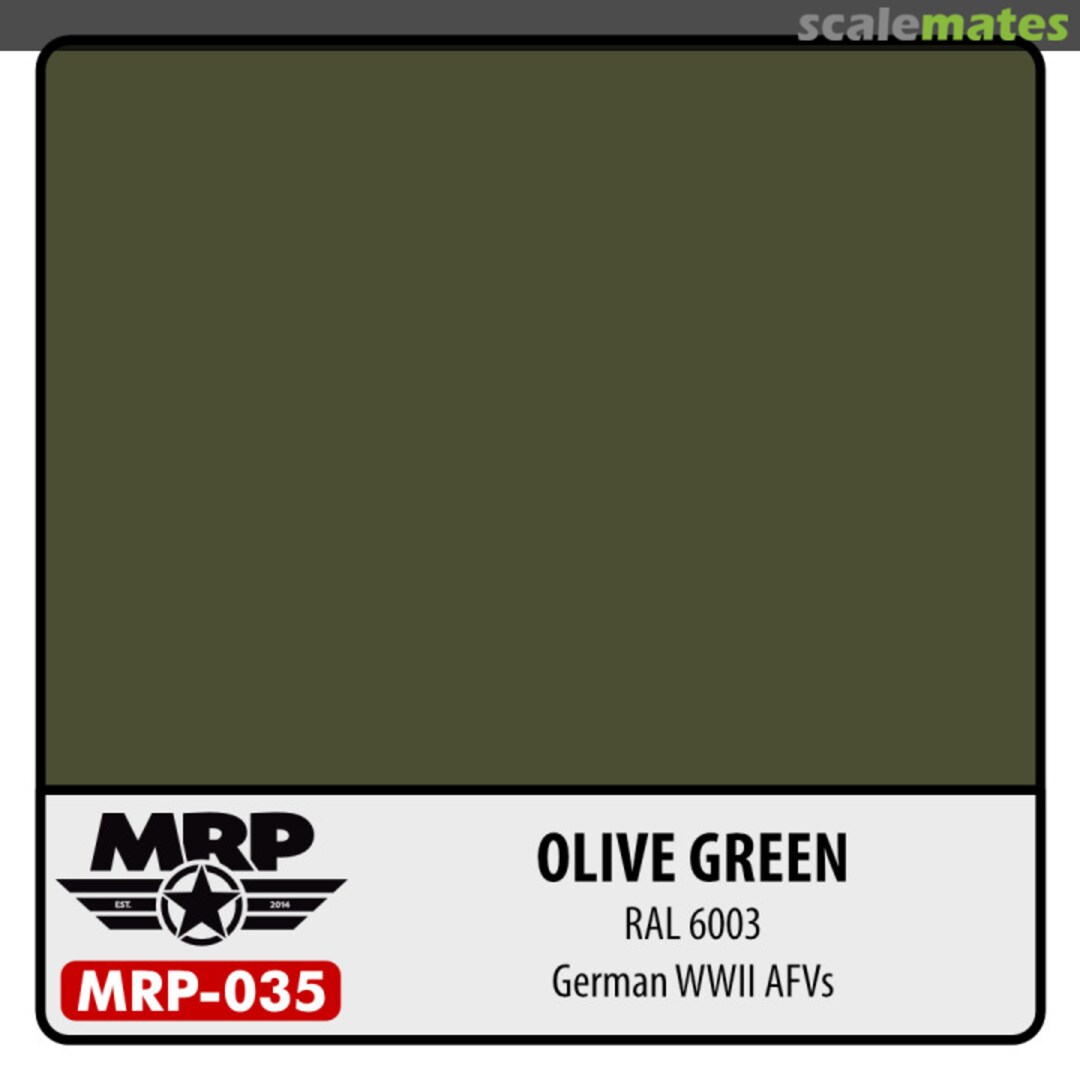 Boxart RAL 6003 Olive Green - WWII German AFV's FS34097  MR.Paint