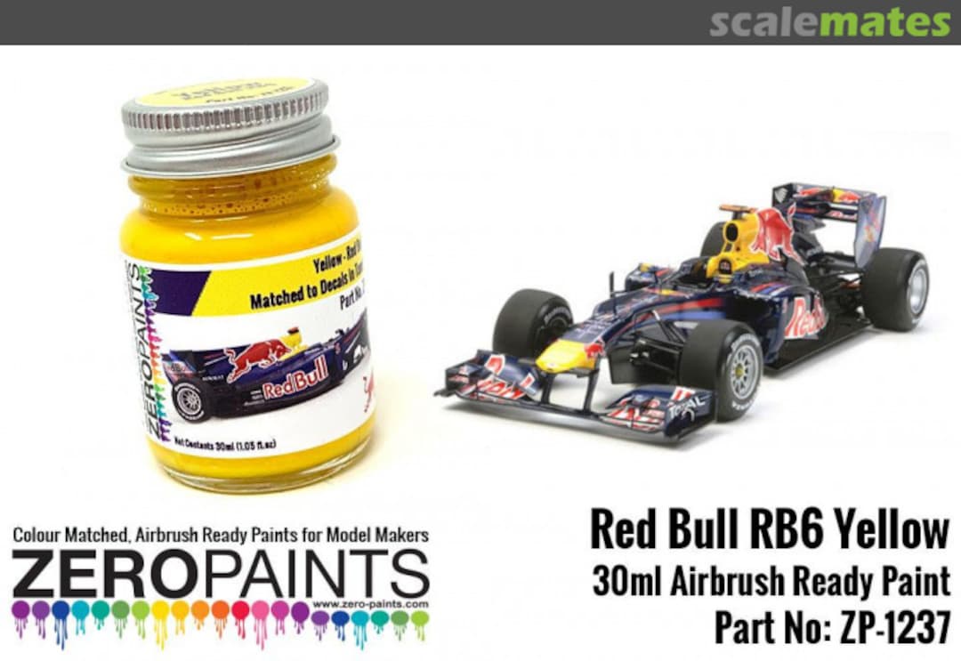 Boxart Yellow (Decal Matched) Red Bull  Zero Paints