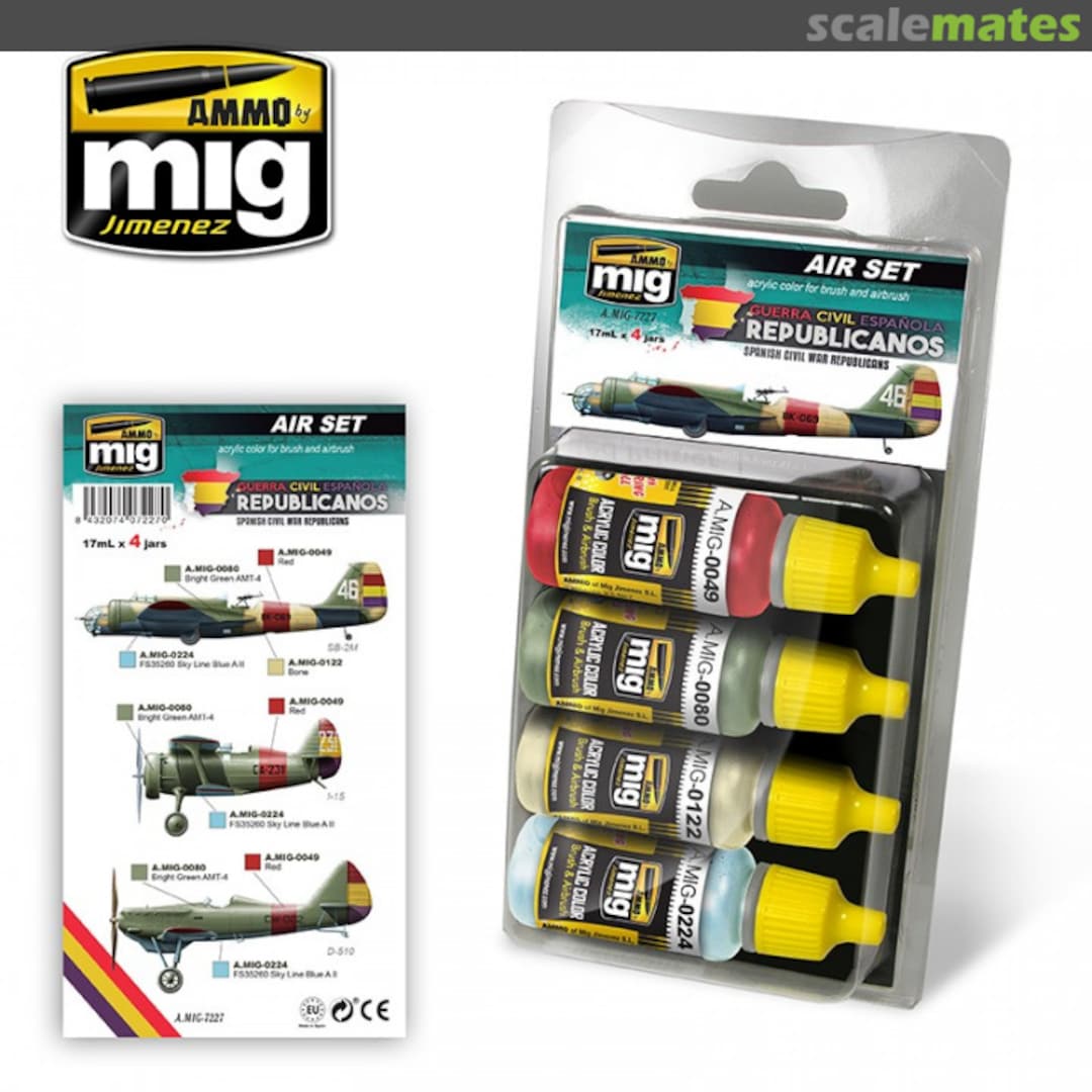 Boxart Spanish Civil War - Republican Aircrafts Ammo by Mig Jimenez Boxart Spanish Civil War - Republican Aircrafts Ammo by Mig Jimenez