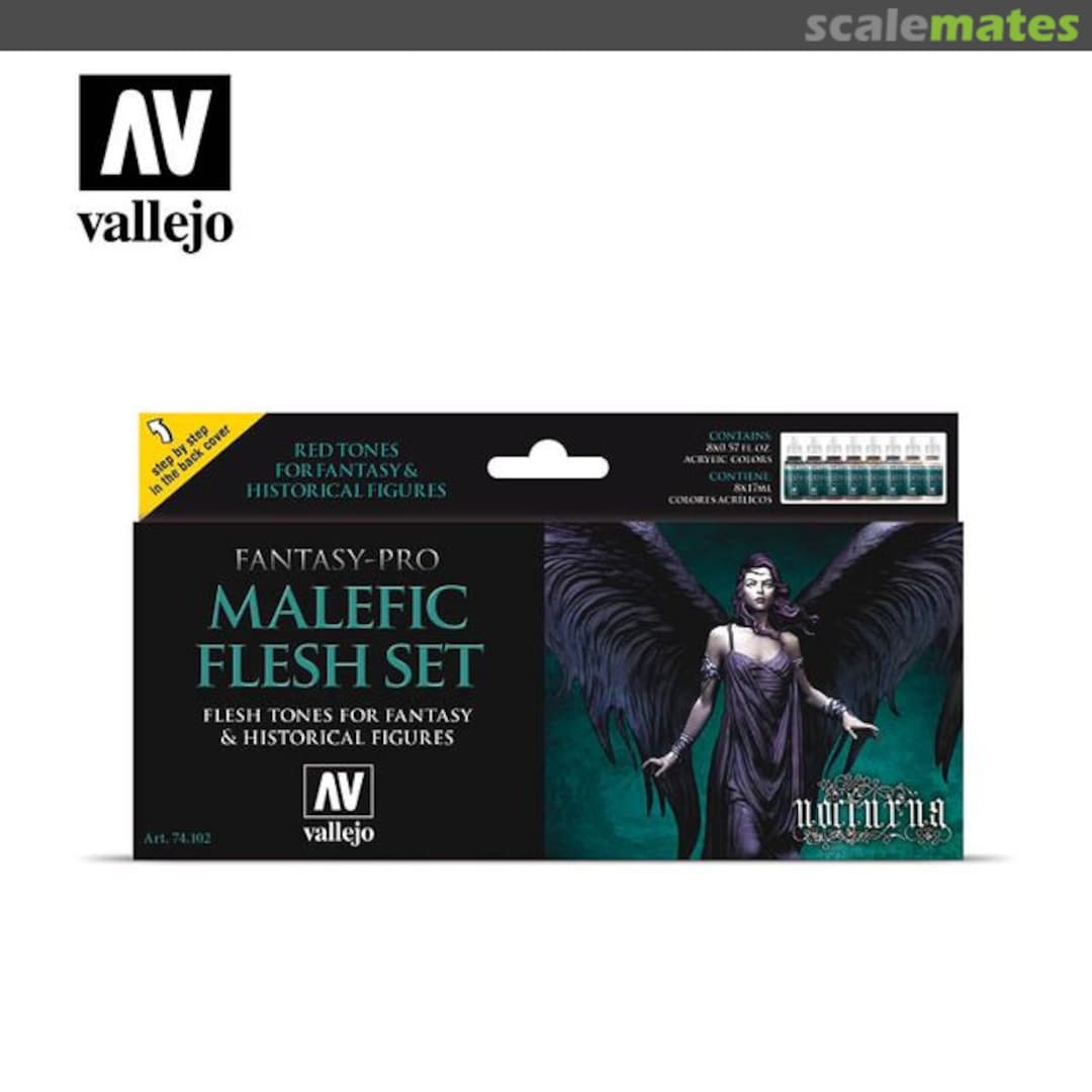 Boxart Malefic Flesh Set  Vallejo Fantasy Pro