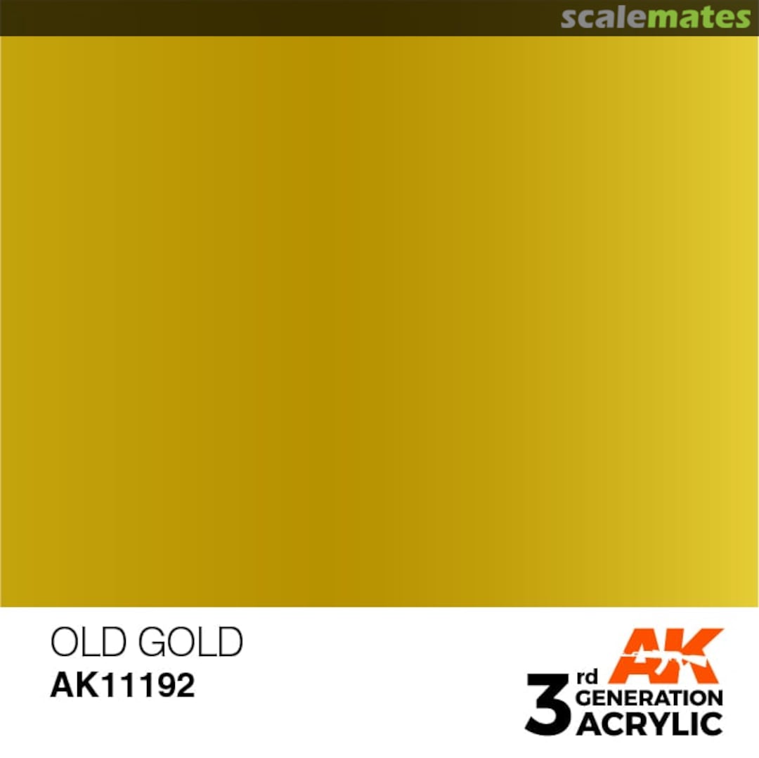 Boxart Old Gold - Metallic  AK 3rd Generation - General
