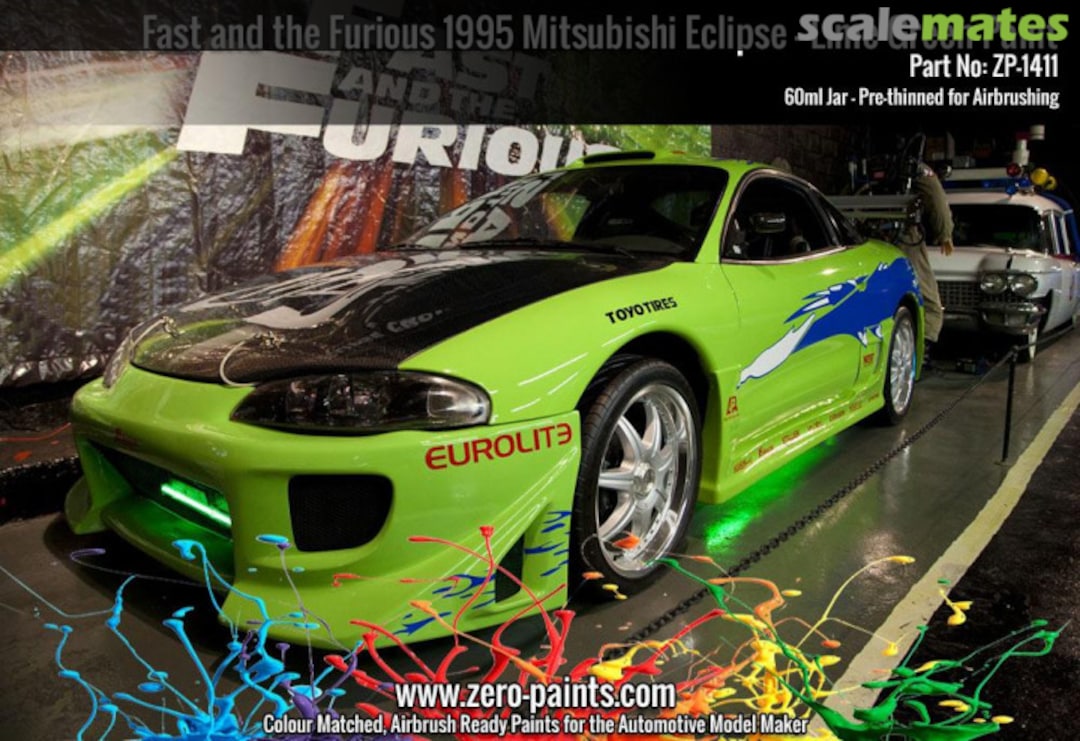 Boxart Lime Green - The Fast and The Furious - Mitsubishi Eclipse  Zero Paints