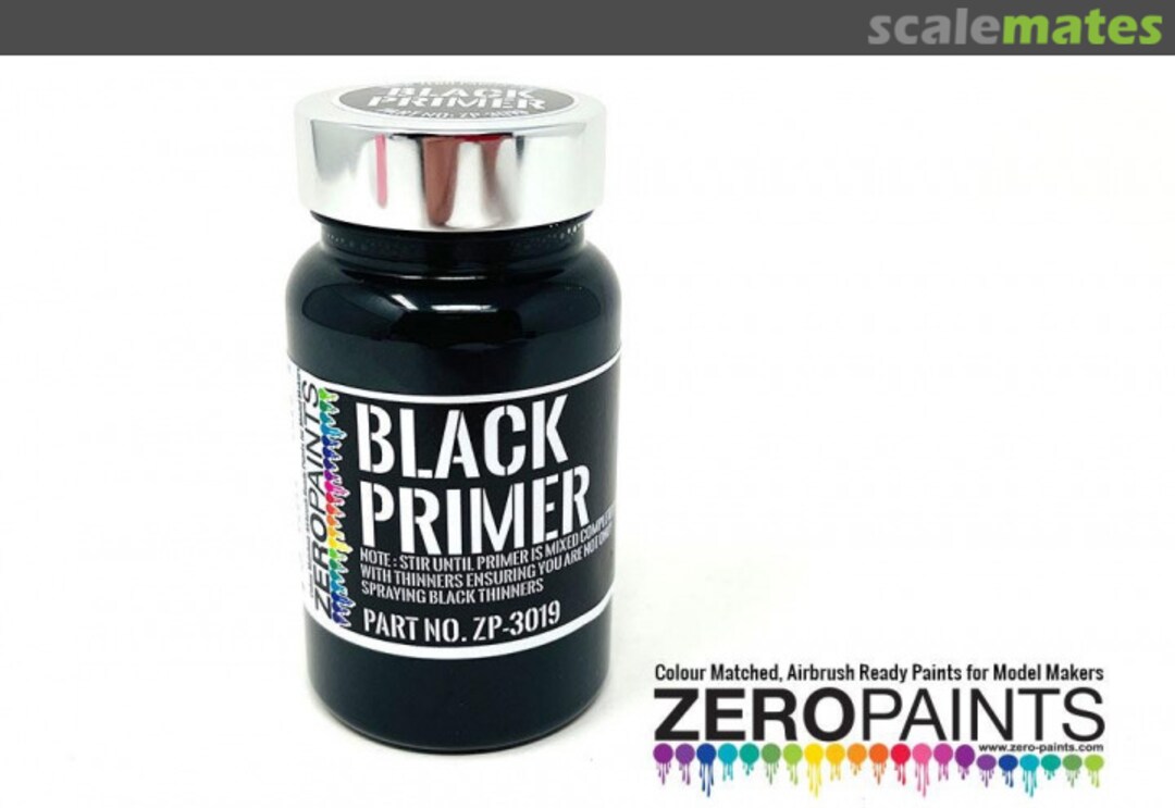 Boxart Black Primer  Zero Paints