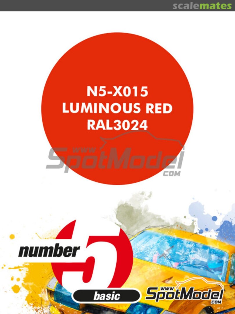 Boxart Luminous Red RAL 3024  Number Five