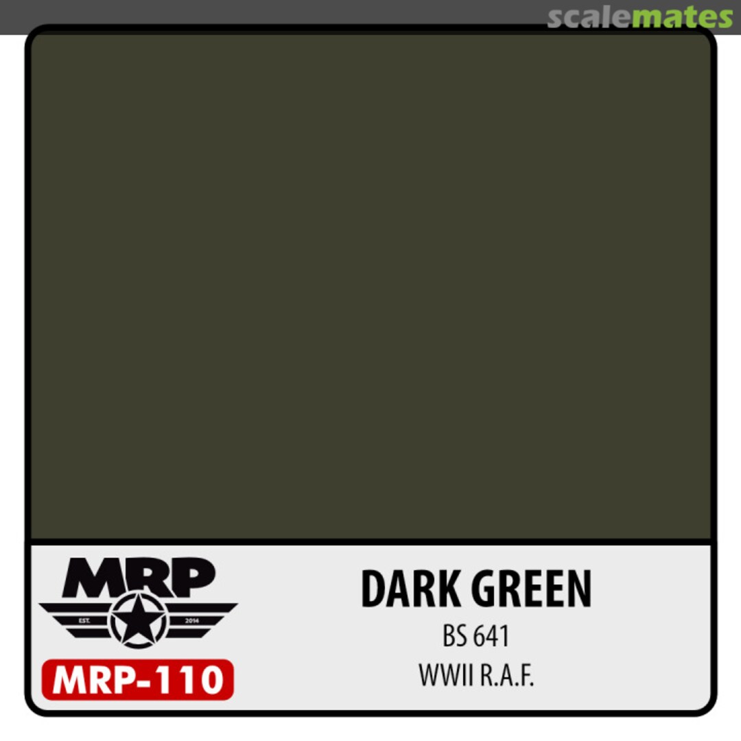 Boxart WWII RAF - Dark Green (BS 641)  MR.Paint