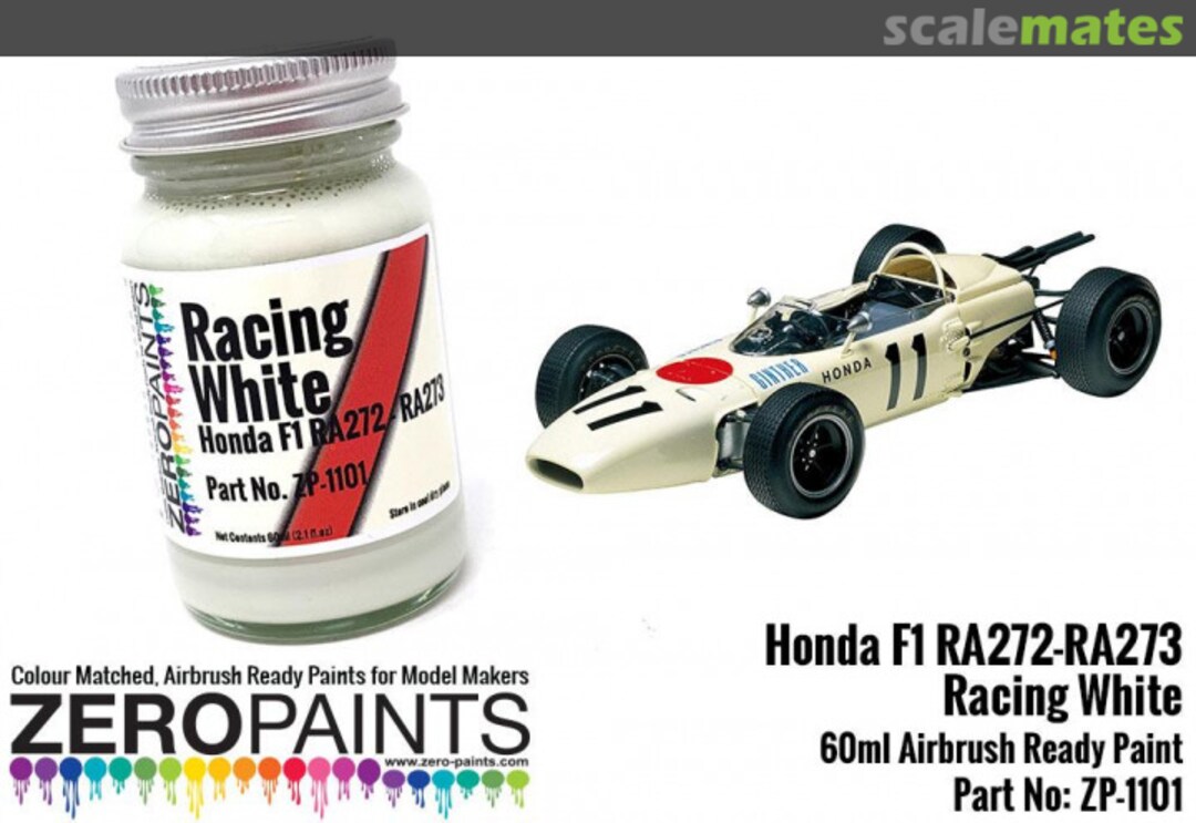 Boxart Honda RA272 - RA273 Racing White  Zero Paints