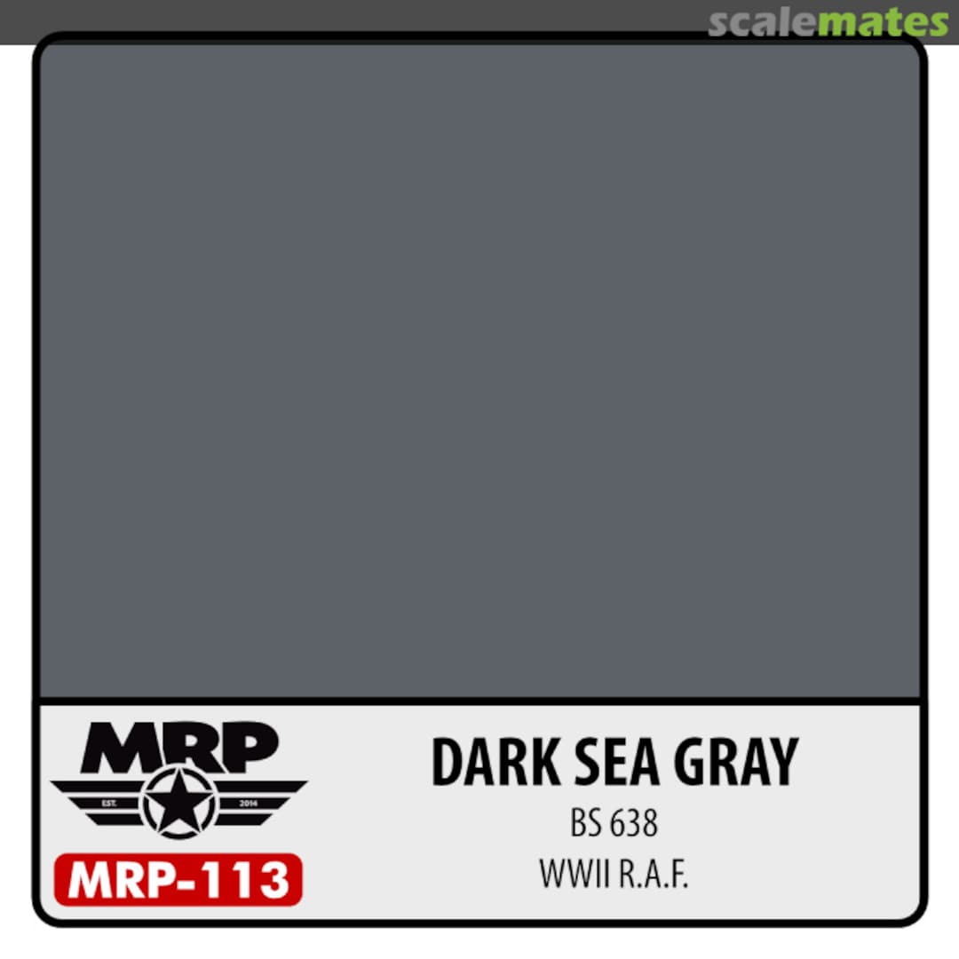Boxart WWII RAF - Dark Sea Grey (BS 638)  MR.Paint
