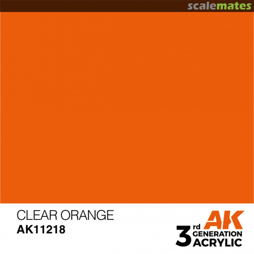 Boxart Clear Orange - Standard  AK 3rd Generation - General