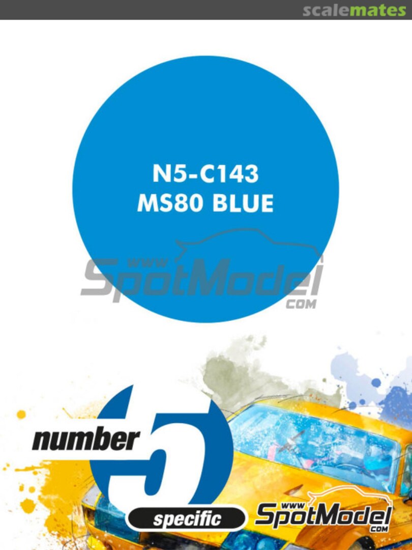 Boxart MS80 Blue  Number Five