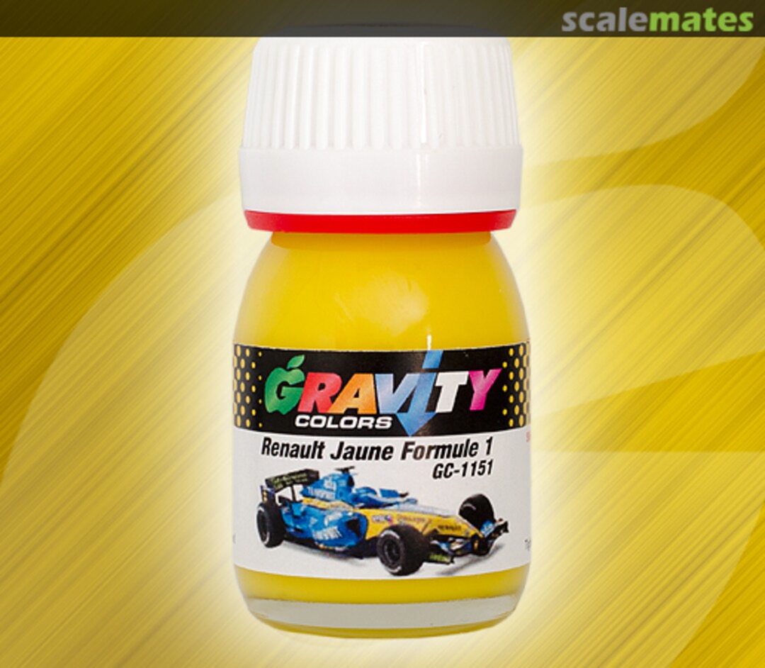 Boxart Renault Jaune Formule 1  Gravity Colors