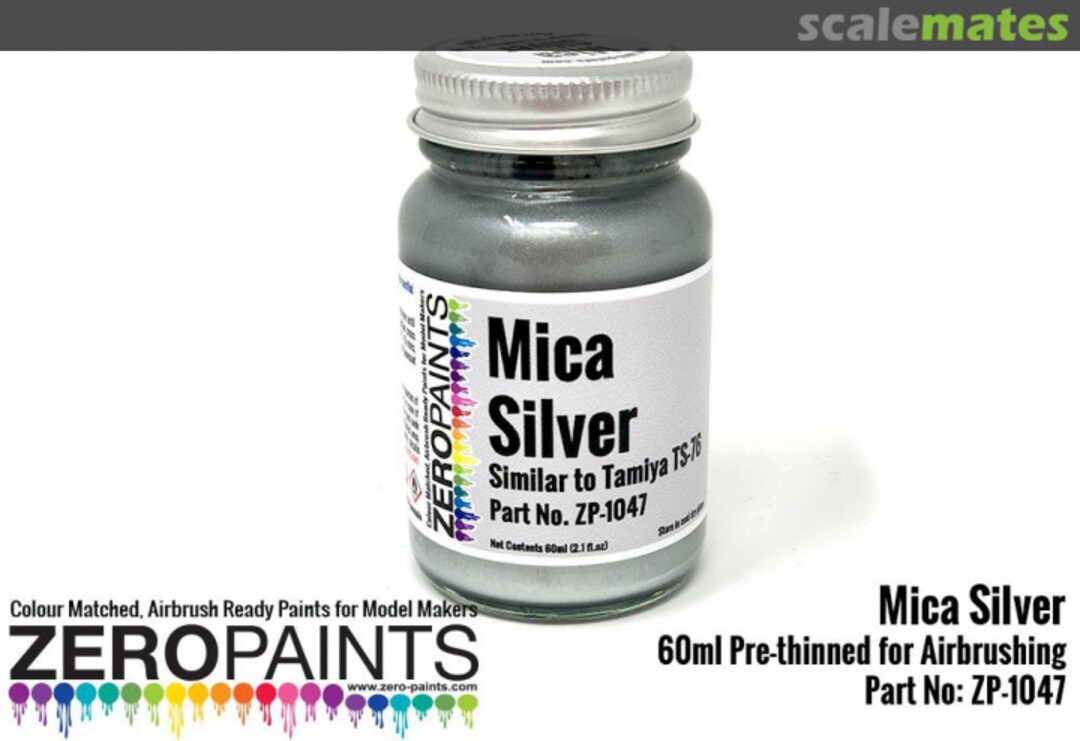 Boxart Mica Silver - similar to TS76  Zero Paints