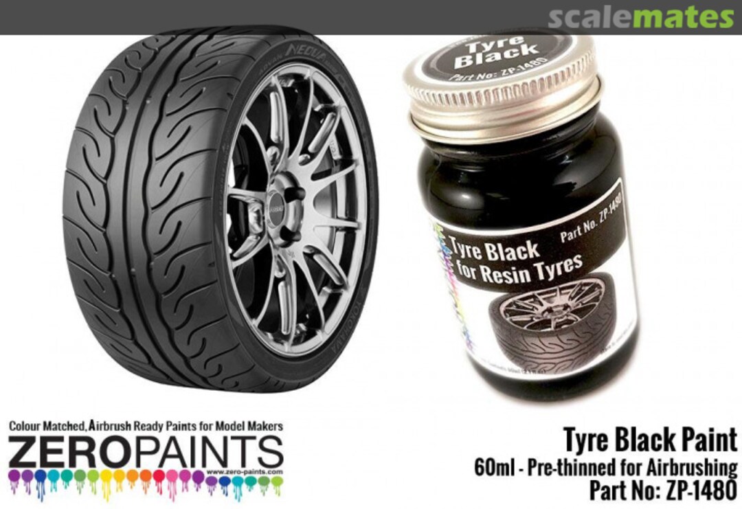 Boxart Tyre Black ZP-1480 Zero Paints