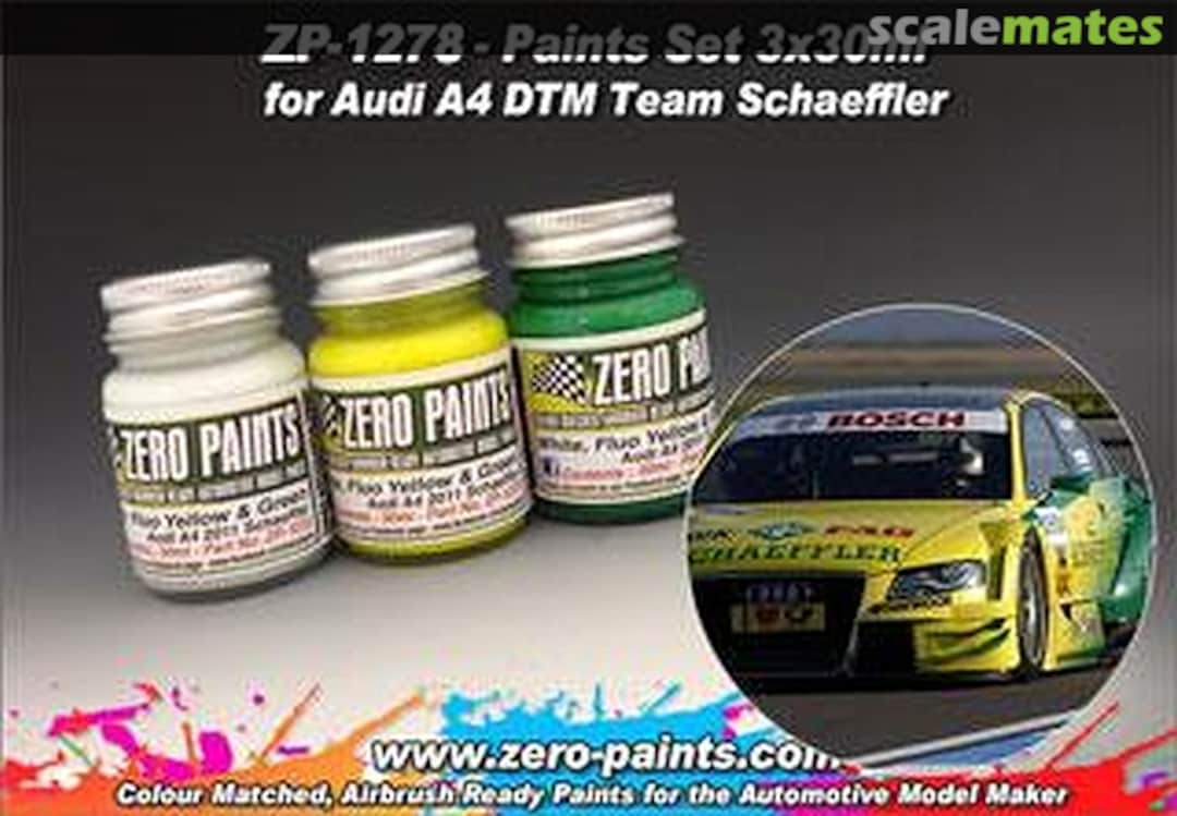 Boxart Audi A4 DTM Team Schaeffler paint set  Zero Paints