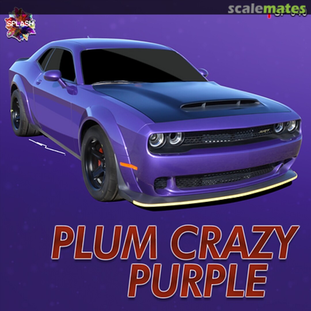 Boxart Dodge Plum Crazy Purple  Splash Paints
