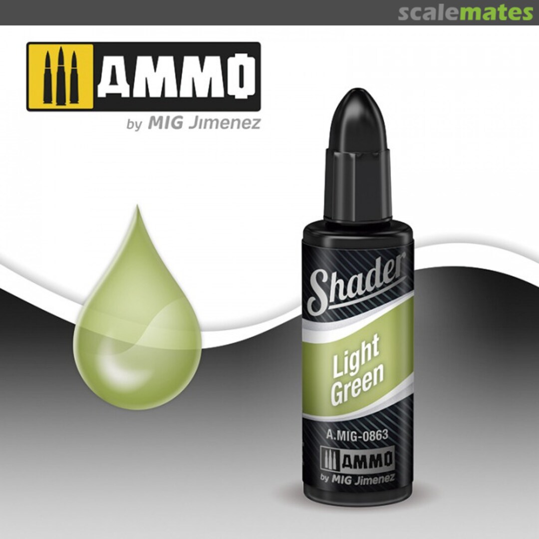 Boxart Light Green Shader A.MIG-0863 Ammo by Mig Jimenez