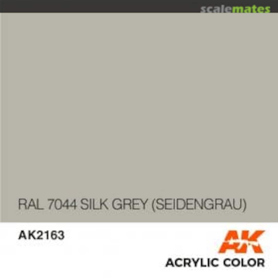 Boxart Silk Grey (SEIDENGRAU) RAL 7044 AK 2163 AK Interactive Air Series