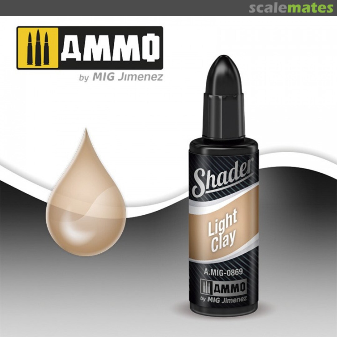Boxart Light Clay Shader A.MIG-0869 Ammo by Mig Jimenez
