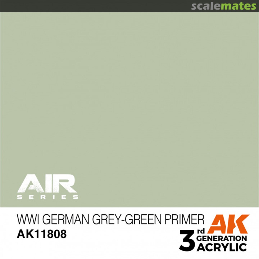 Boxart WWI German Grey-Green Primer  AK 3rd Generation - Air