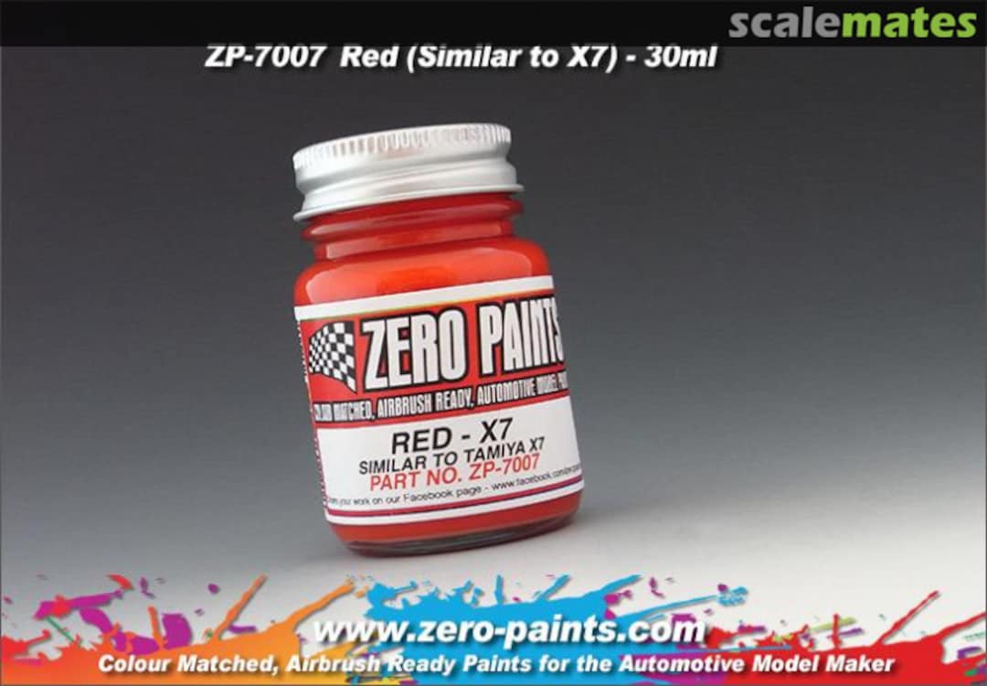 Boxart Red - Similar to Tamiya X7  Zero Paints
