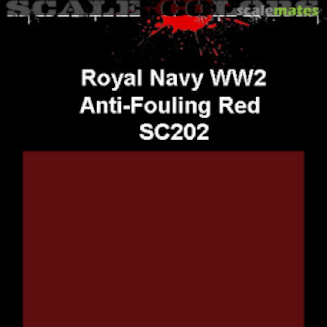 Boxart Royal Navy Anti-Fouling Hull Red SC202 Scale Colors